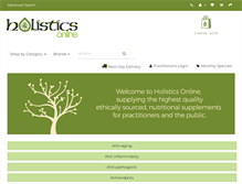 Tablet Screenshot of holisticsonline.com